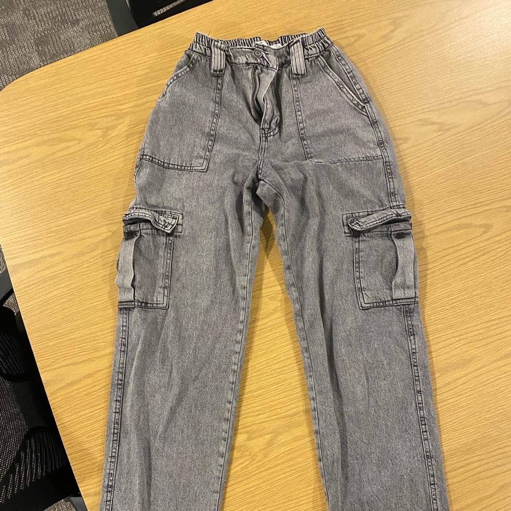 Garage Black Cargo Style Pants